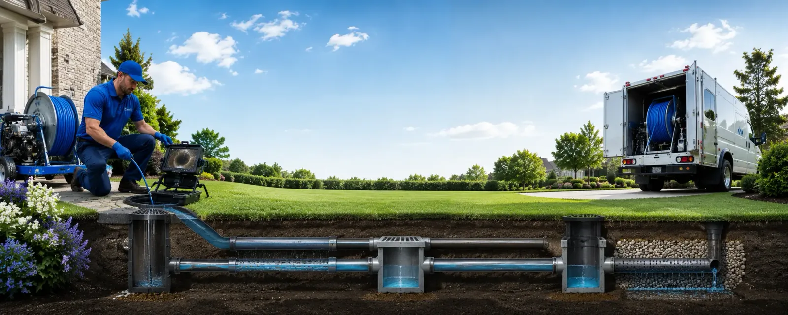 Outdoor drain cleaning information for Hooppole, IL